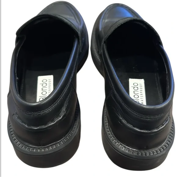 Blondo Black Leather Loafers - Picture 9 of 12